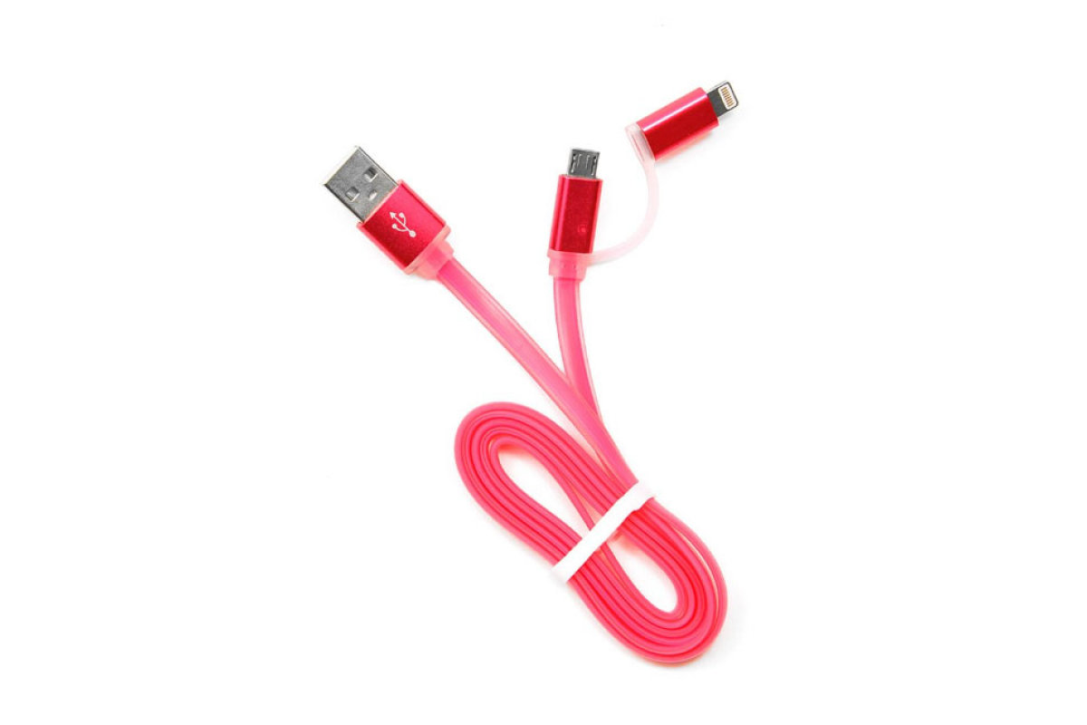 фото Кабель cablexpert usb универсальный (micro usb - lightning) cc-mapusb2pk1m