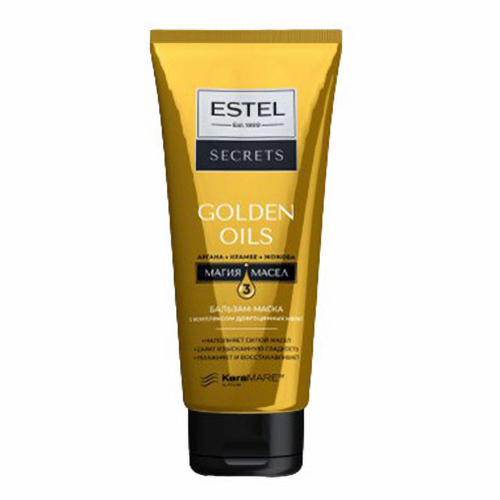 Купить Бальзам-маска для волос Estel Secrets Golden Oils 200 мл
