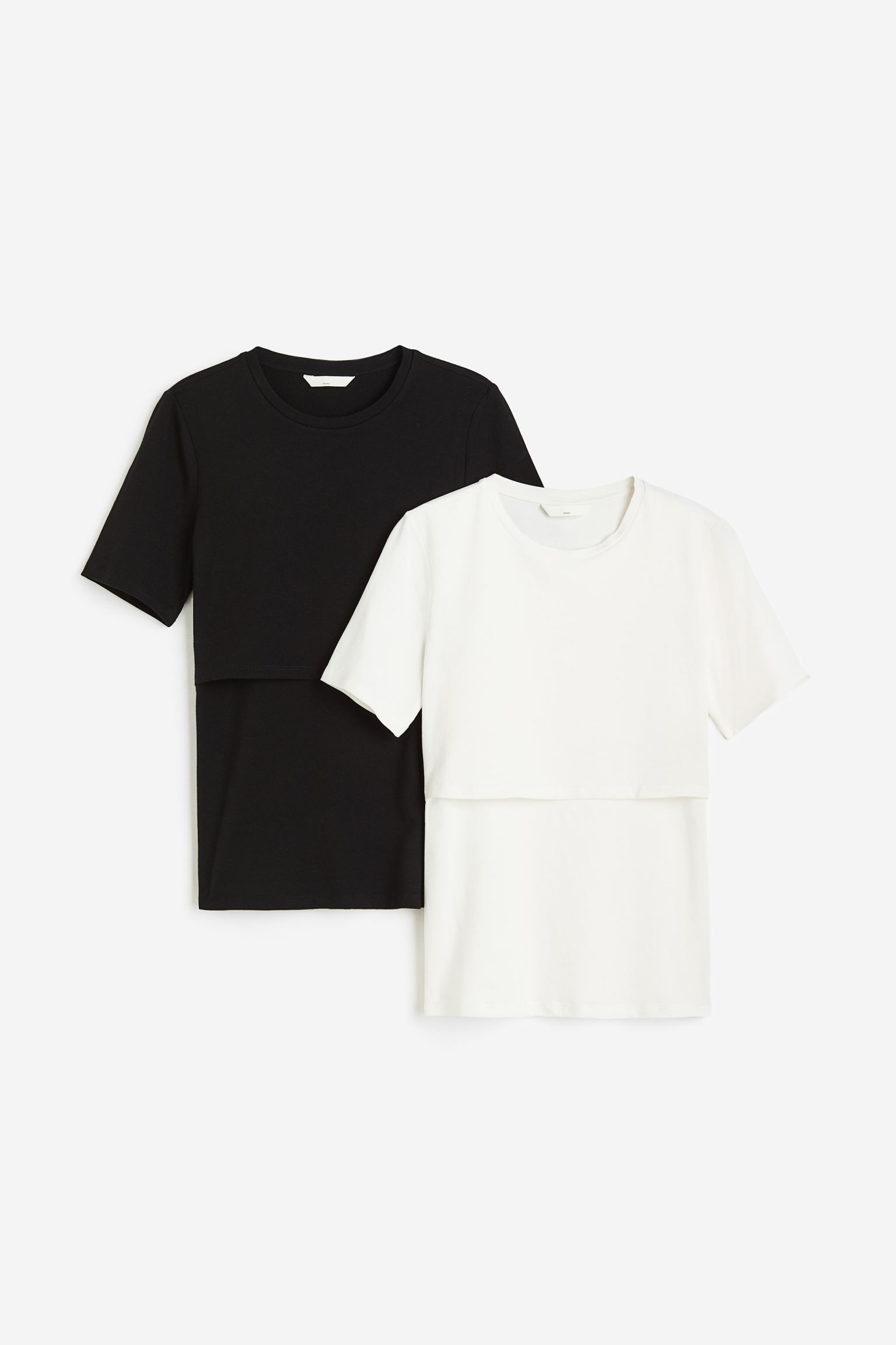 Комплект футболок женских H&M 1175052002 черных 2XL (доставка из-за рубежа)