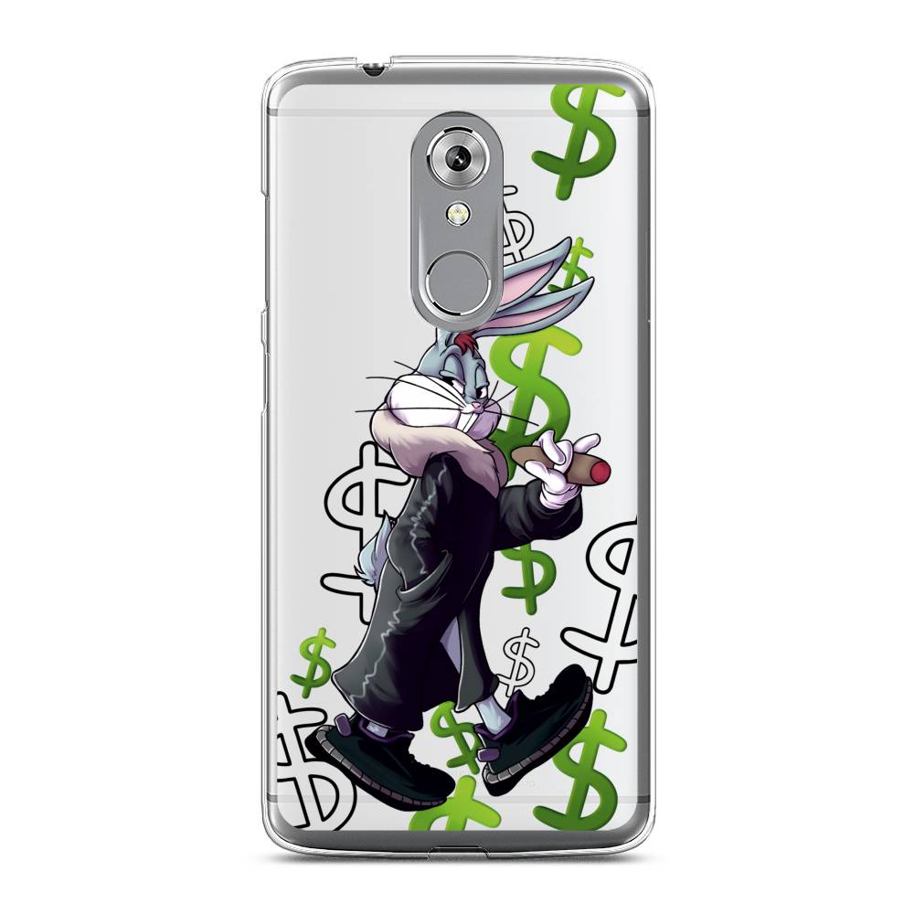

Чехол на ZTE Axon 7 "Rich Bugs Bunny", Зеленый;черный;голубой, 131450-6