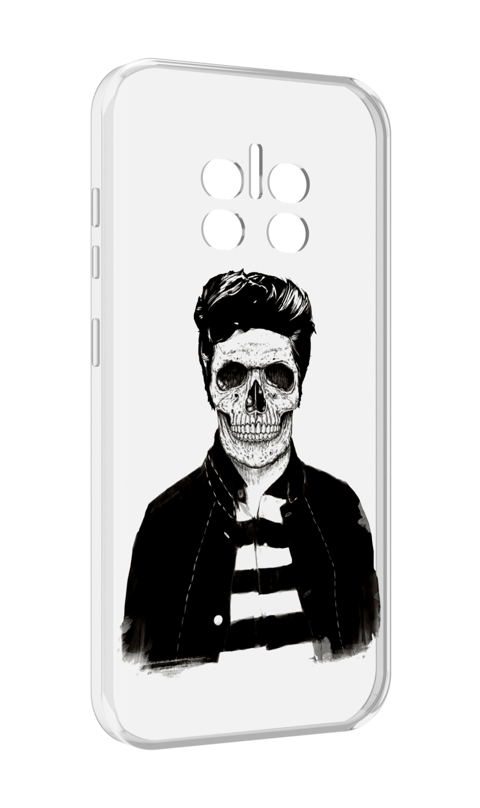 

Чехол MyPads скелет для Doogee V11, Прозрачный, Tocco