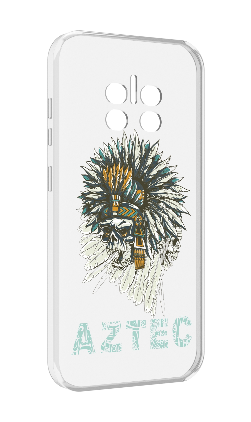 

Чехол MyPads скелет индеец для Doogee V11, Прозрачный, Tocco