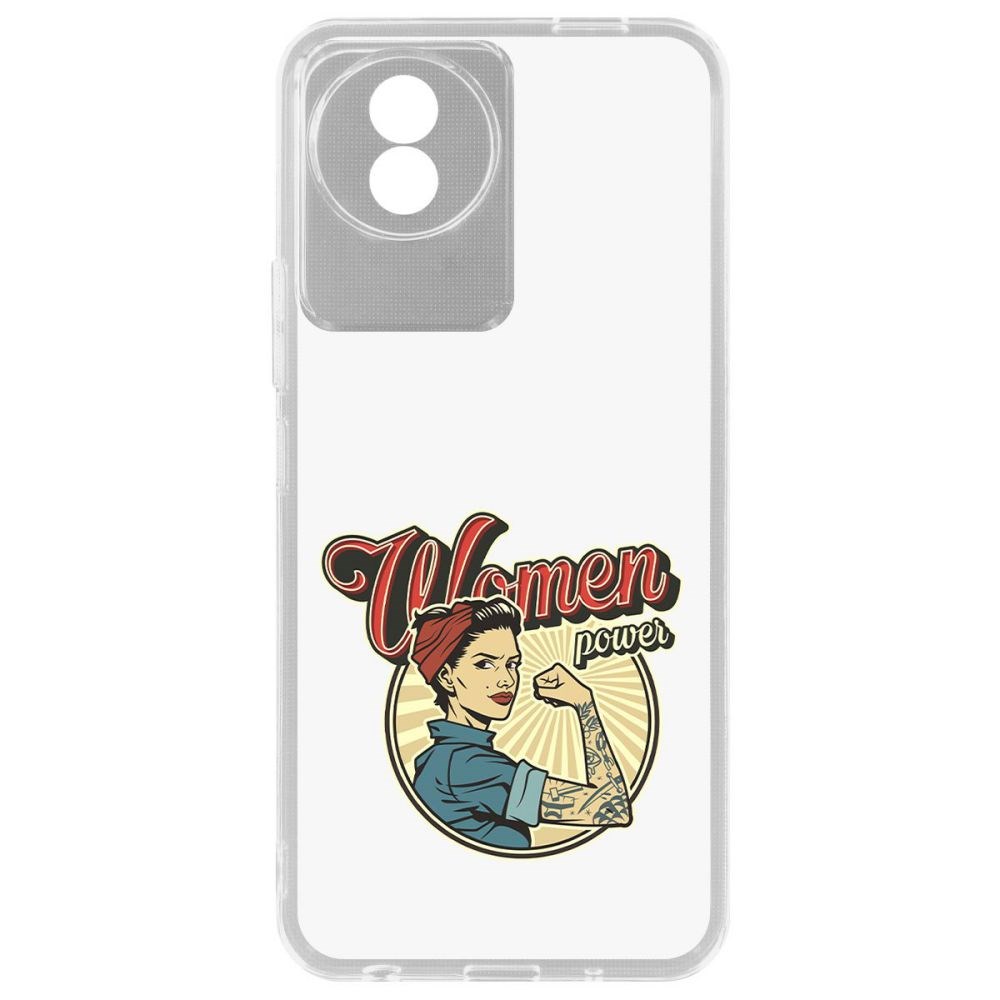 

Чехол Women Power для Vivo Y02, Прозрачный