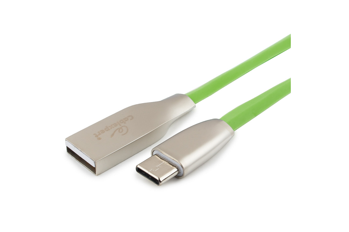 фото Кабель cablexpert usb type-c cc-g-usbc01gn-1m