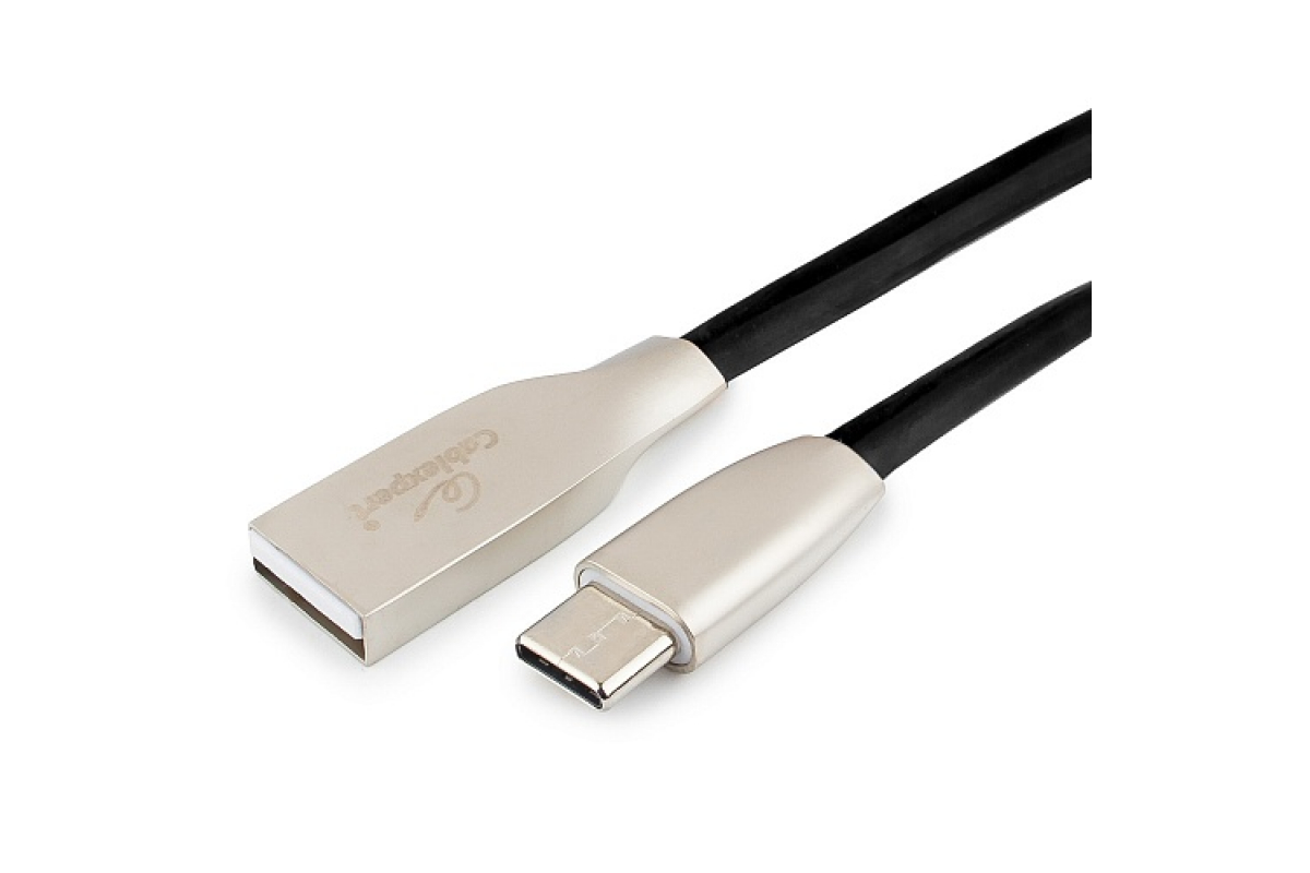 Кабель Cablexpert USB Type-C CC-G-USBC01Bk-0.5M