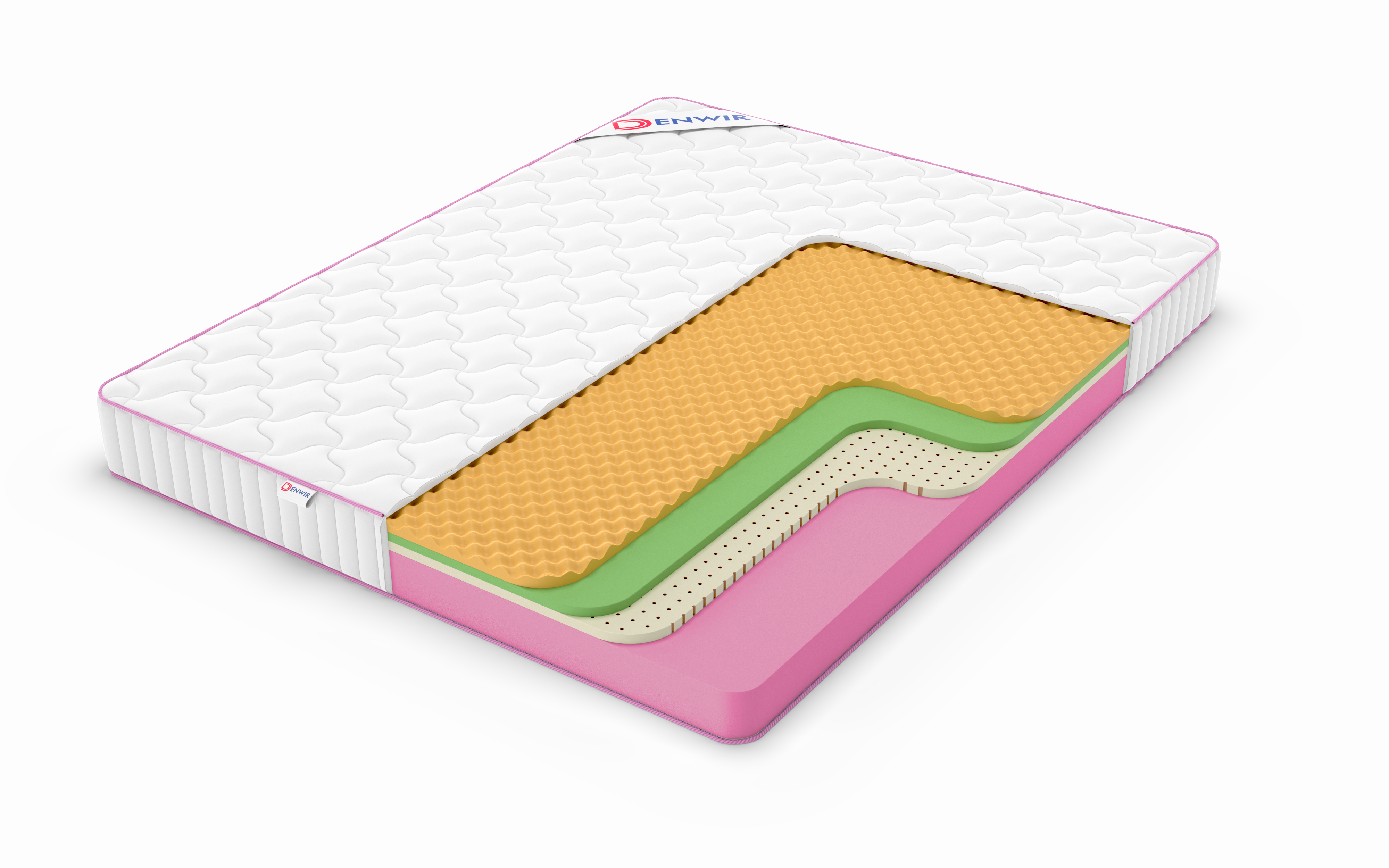 

Матрас беспружинный Denwir MEGA SOFT FOAM MEMO RELAX 17 145х190, 18 см, Белый, MEGA SOFT FOAM MEMO RELAX 17