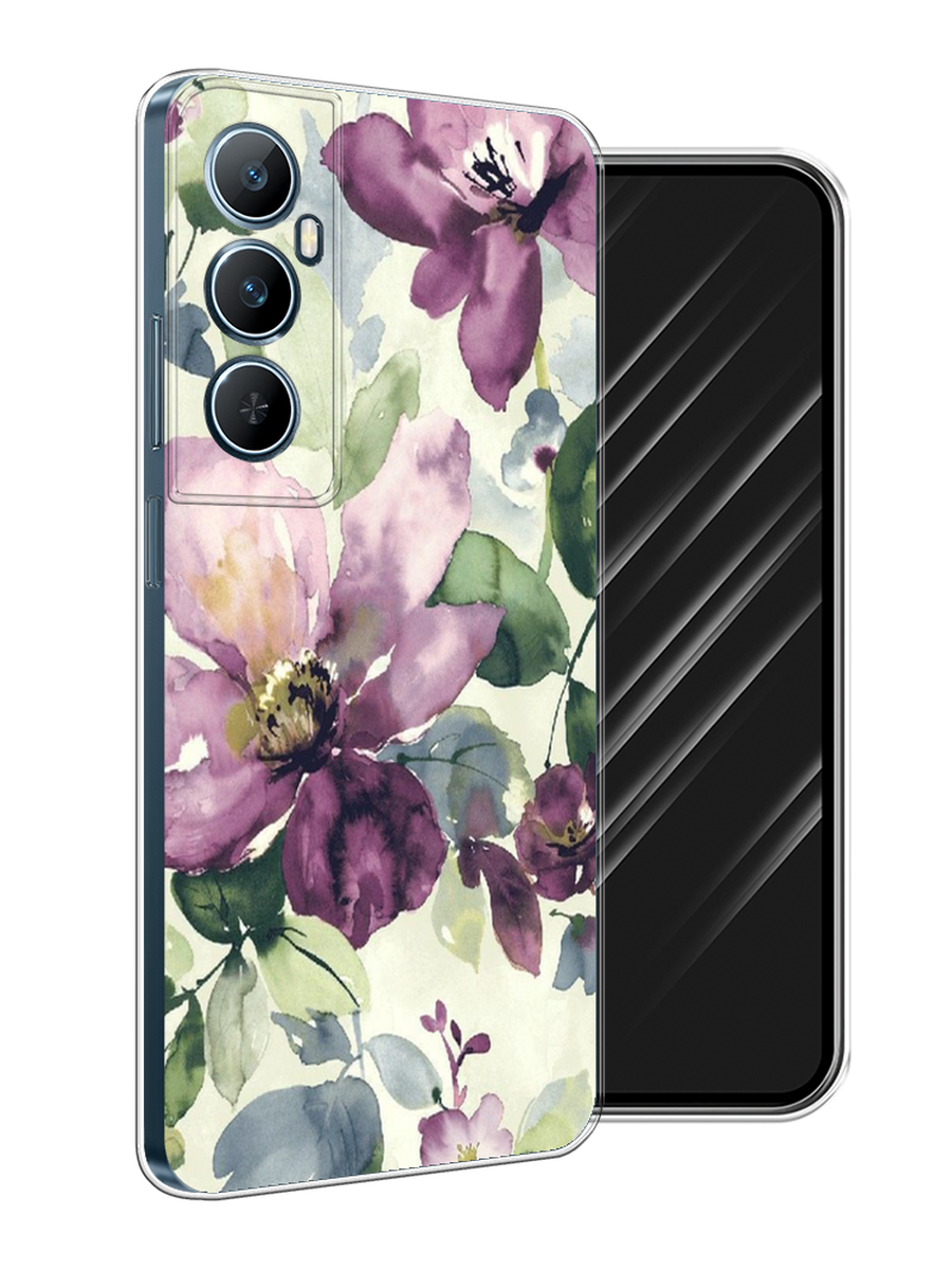 

Чехол Awog на Realme C65 "Сиреневые цветы-акварель", Фиолетовый, 2516750-1