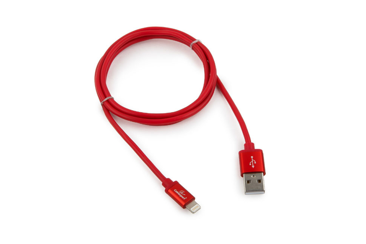 фото Кабель cablexpert usb lightning cc-s-apusb01r-1m