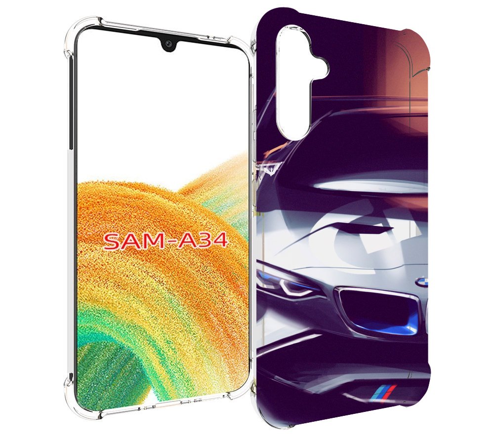 

Чехол MyPads Бэмвэ мужской для Samsung Galaxy A34, Tocco