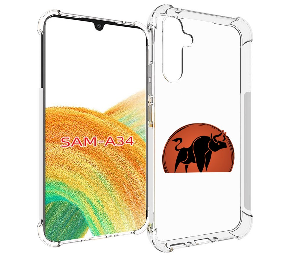 

Чехол MyPads Бык-2 для Samsung Galaxy A34, Tocco