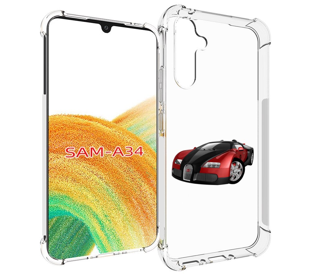 

Чехол MyPads Бука мужской для Samsung Galaxy A34, Tocco