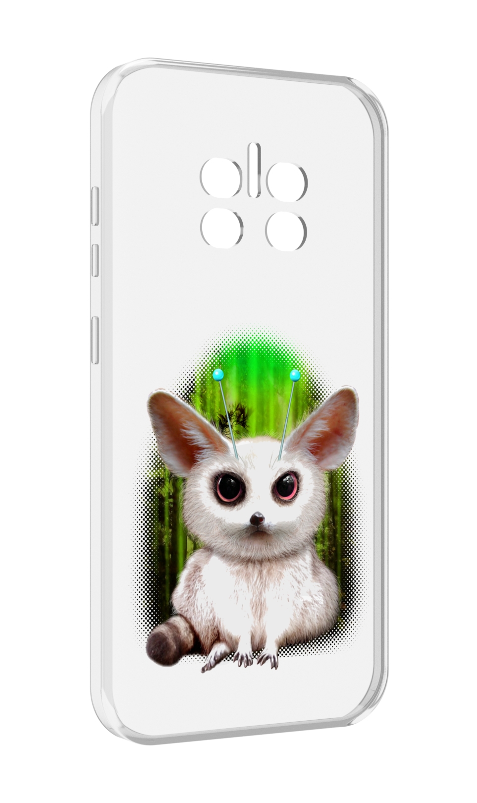 

Чехол MyPads пушистое животное для Doogee V11, Прозрачный, Tocco