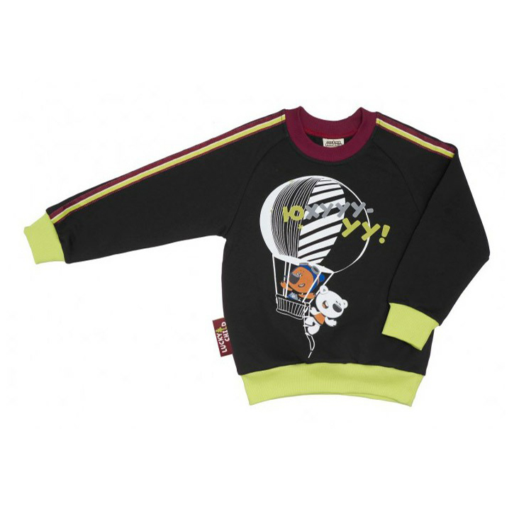 

Толстовка детская Lucky Child, серый, р. 86, Ми-Ми-Мишки