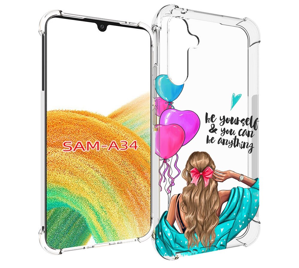 

Чехол MyPads Будь-собой для Samsung Galaxy A34, Tocco