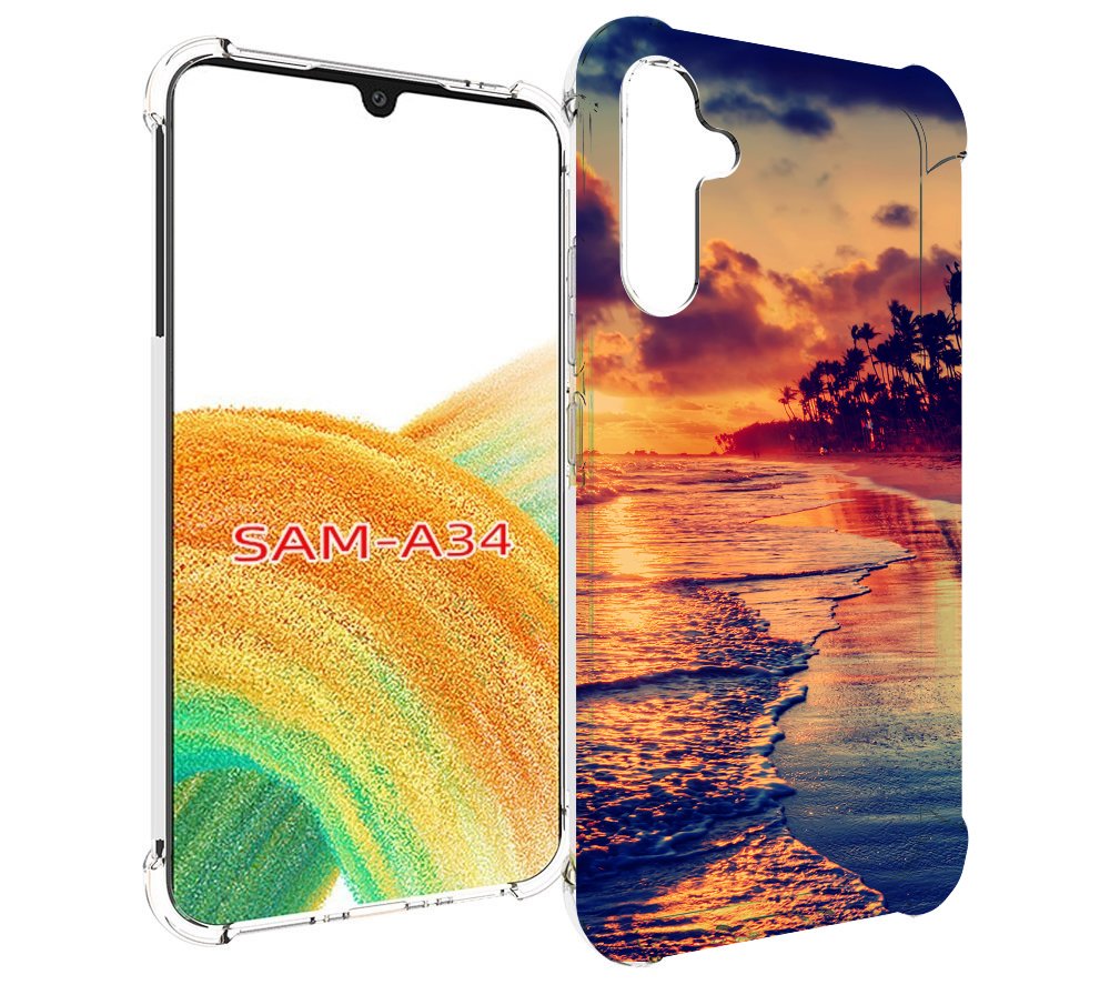 

Чехол MyPads Берег для Samsung Galaxy A34, Tocco