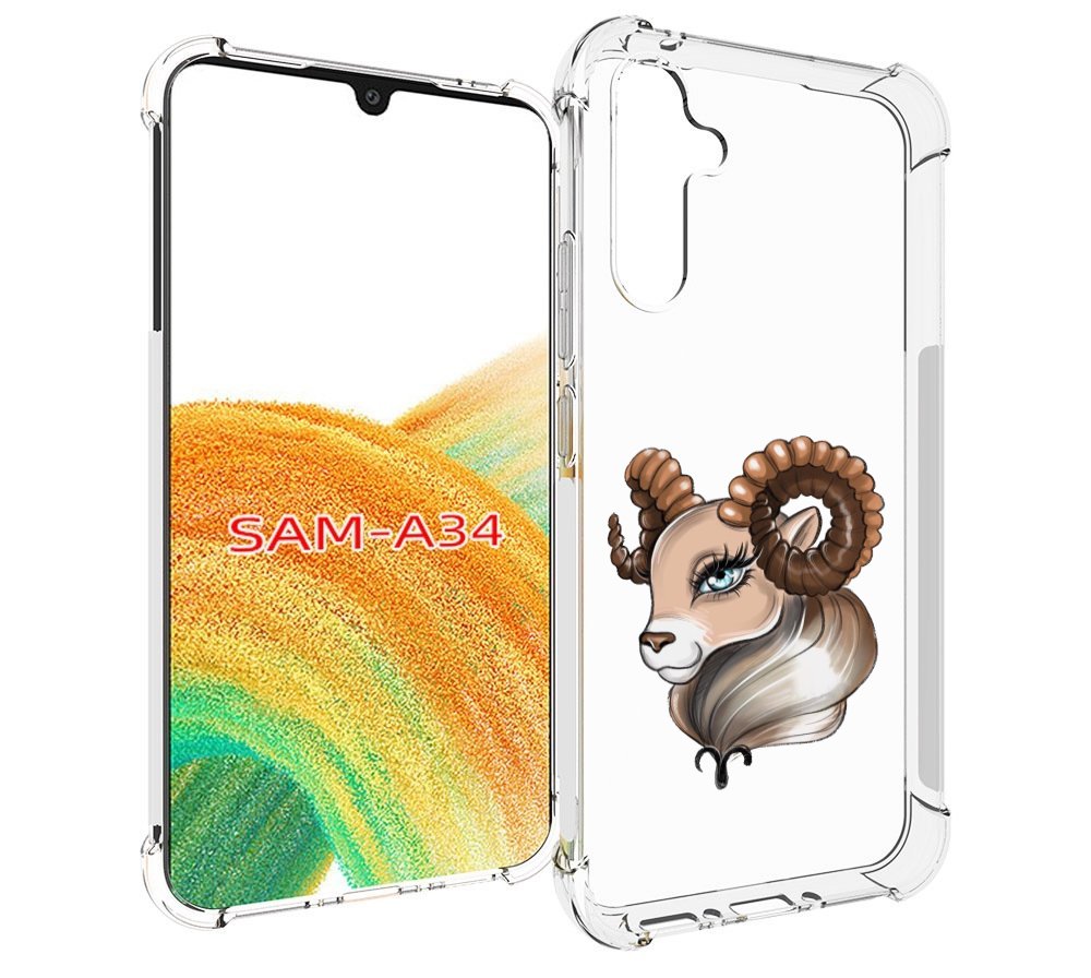 

Чехол MyPads Барашка для Samsung Galaxy A34, Tocco