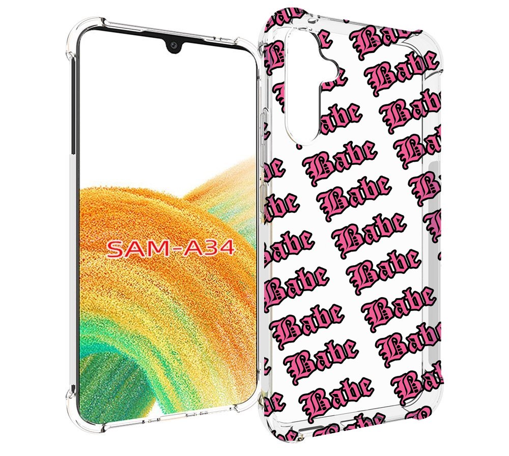 

Чехол MyPads Бабе для Samsung Galaxy A34, Tocco