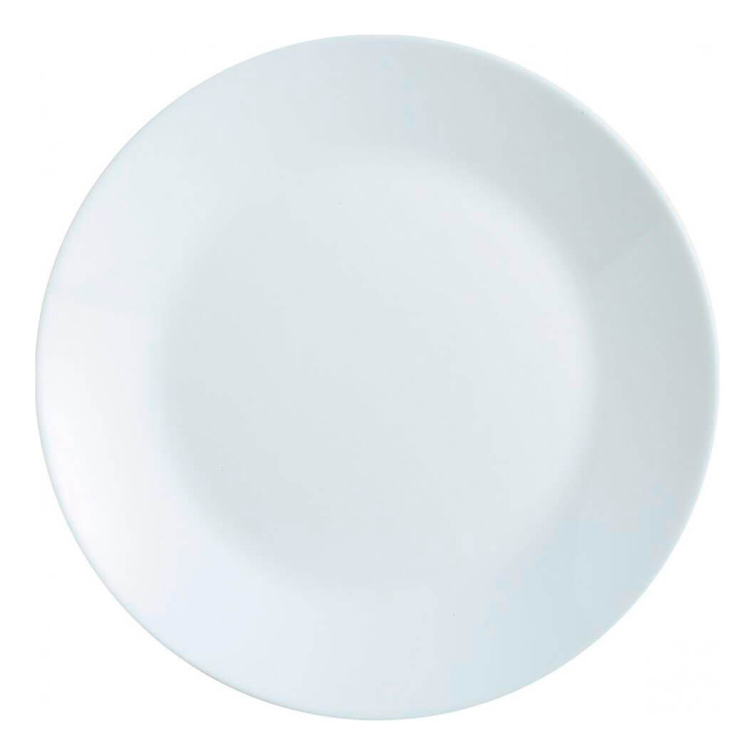 фото Тарелка обеденная arcopal zelie белая 25 см