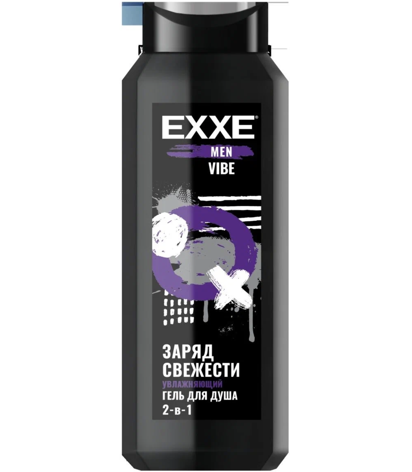 Гель для душа EXXE Men Vibe увлажняющий 2в1 Заряд свежести 400 мл exxe men дезодорант аэрозоль vibe 150 0