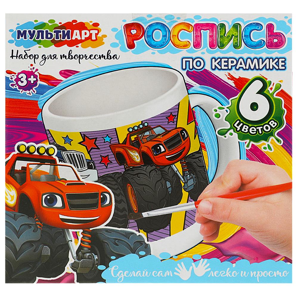 

Кружка для росписи, 6 цв. монстр трак MultiArt MUG-VSP
