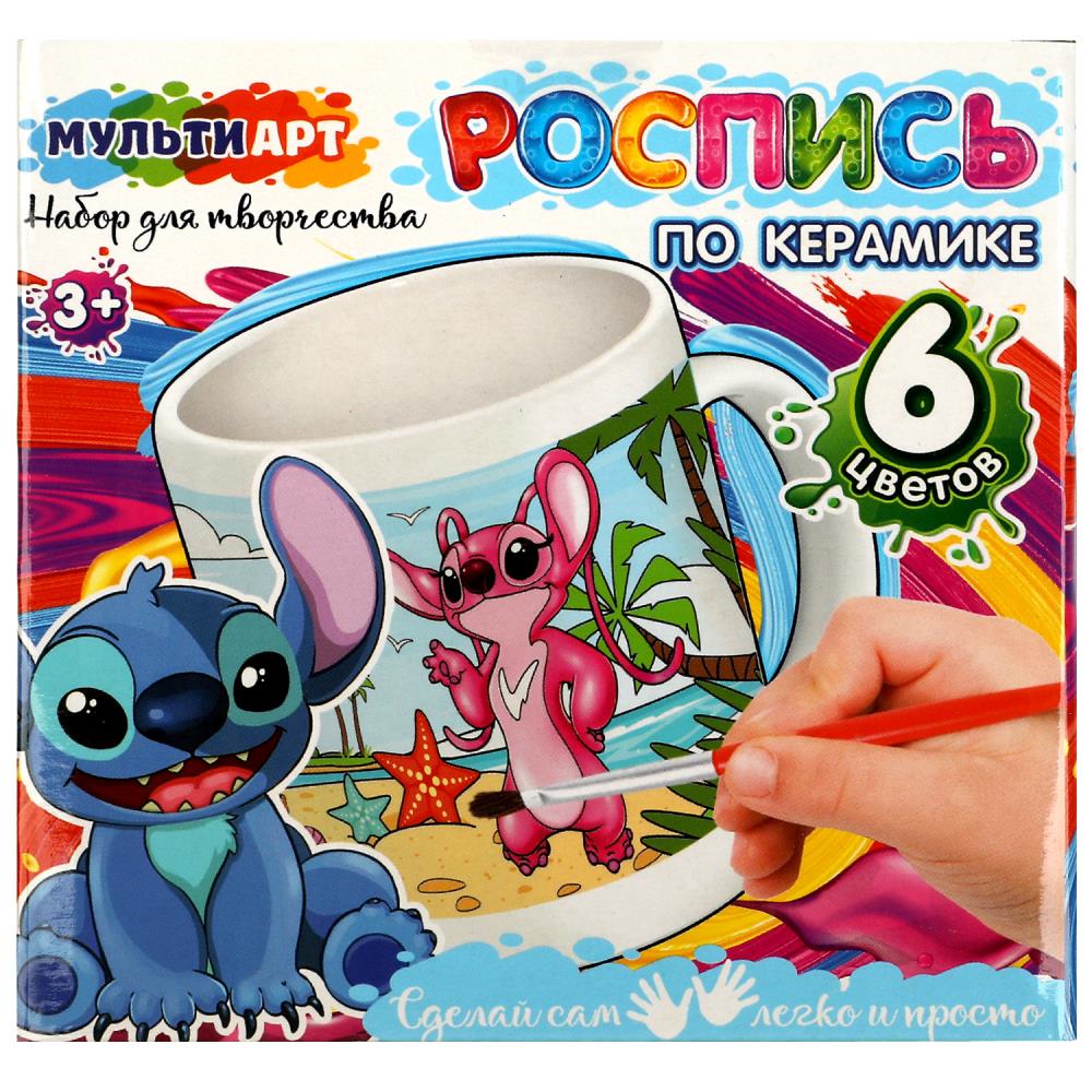 Кружка для росписи, 6 цв. забавные зверюшки MultiArt MUG-LIST поделка multiart энчантималс кружка для росписи 1271 en