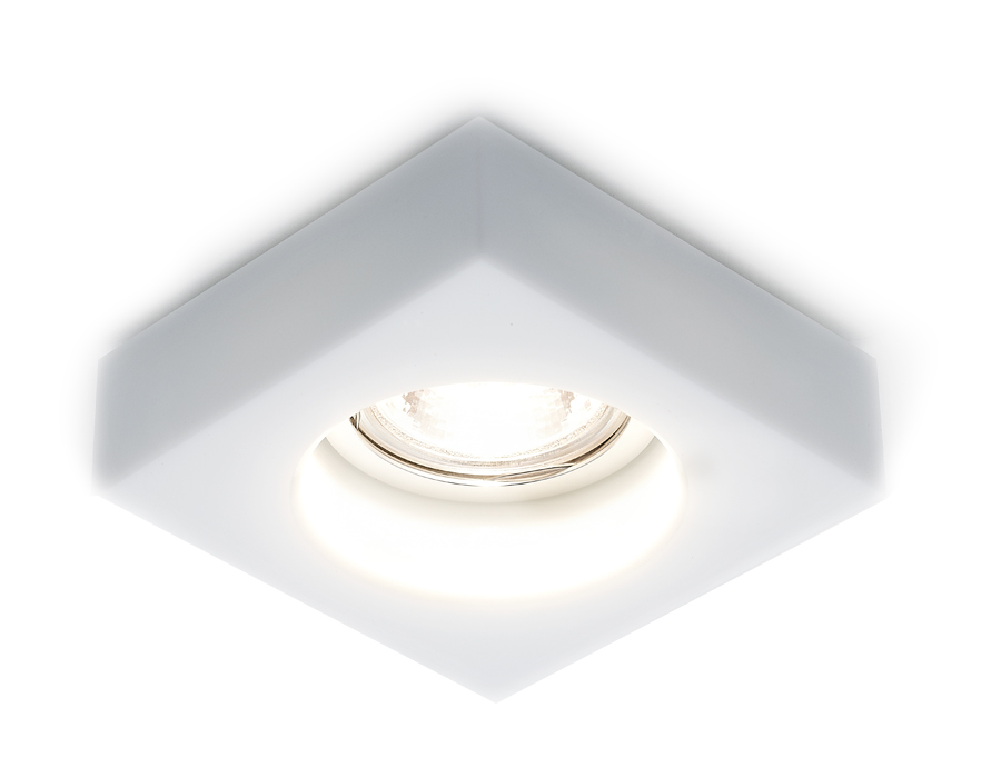 фото Светильник встраиваемый ambrella light glass, d6120 milk, 50w, ip20