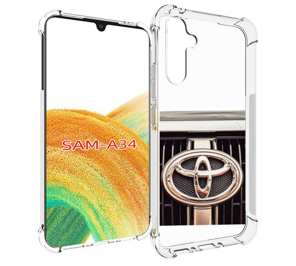 

Чехол MyPads toyota тойота 3 для Samsung Galaxy A34, Tocco
