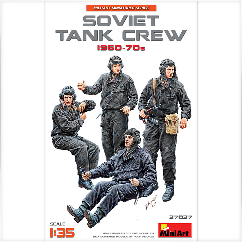 

Сборная модель MiniArt 1/35 Soviet Tank Crew 1960-70s 37037