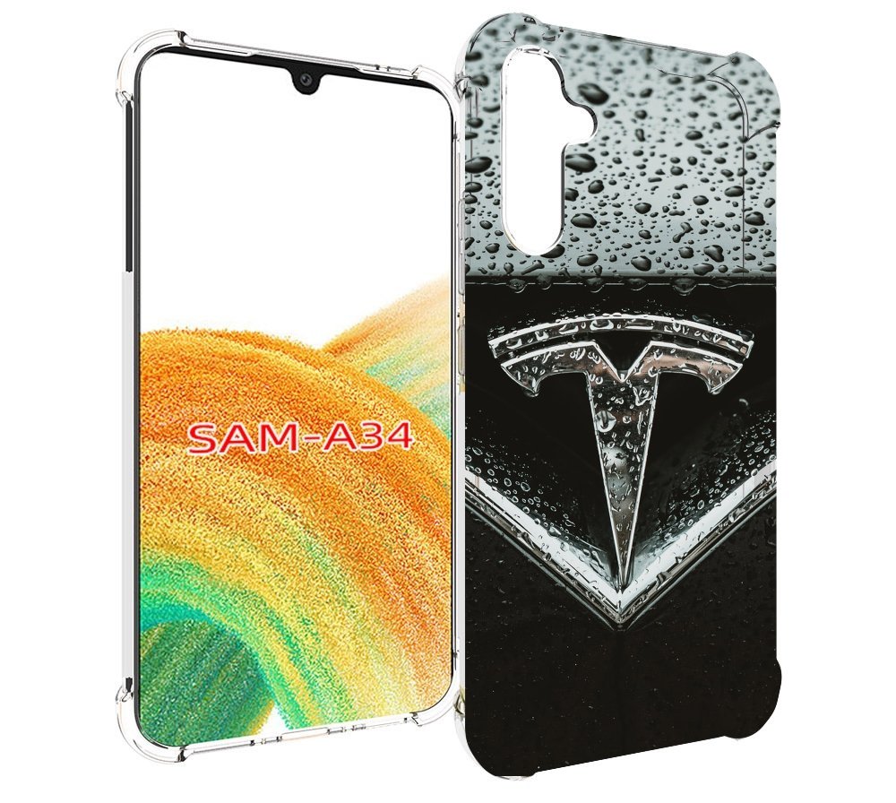 

Чехол MyPads tesla тесла 1 для Samsung Galaxy A34, Tocco