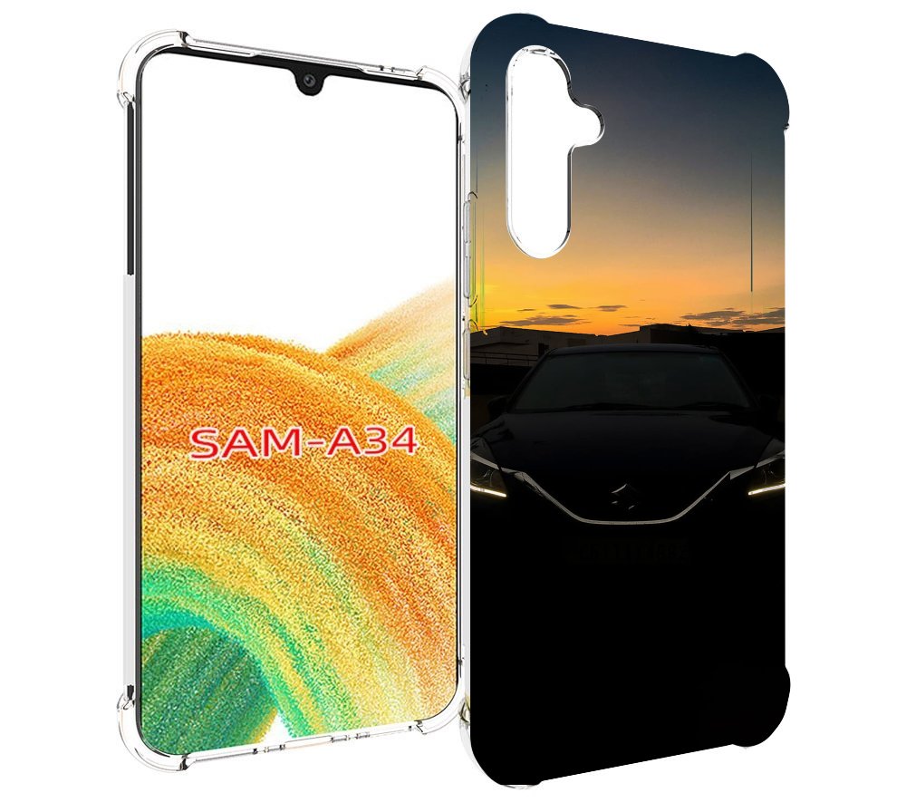 

Чехол MyPads suzuki 2 сузуки мужской для Samsung Galaxy A34, Tocco