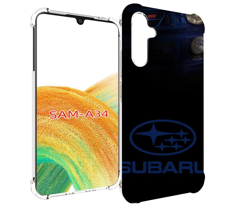 

Чехол MyPads subaru субару 3 для Samsung Galaxy A34, Tocco
