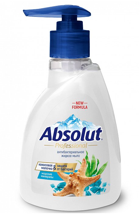 Мыло жидкое Absolut Professional антибактериальное, морские минералы, 250 г