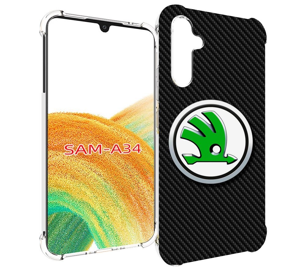 

Чехол MyPads skoda шкода 2 для Samsung Galaxy A34, Tocco
