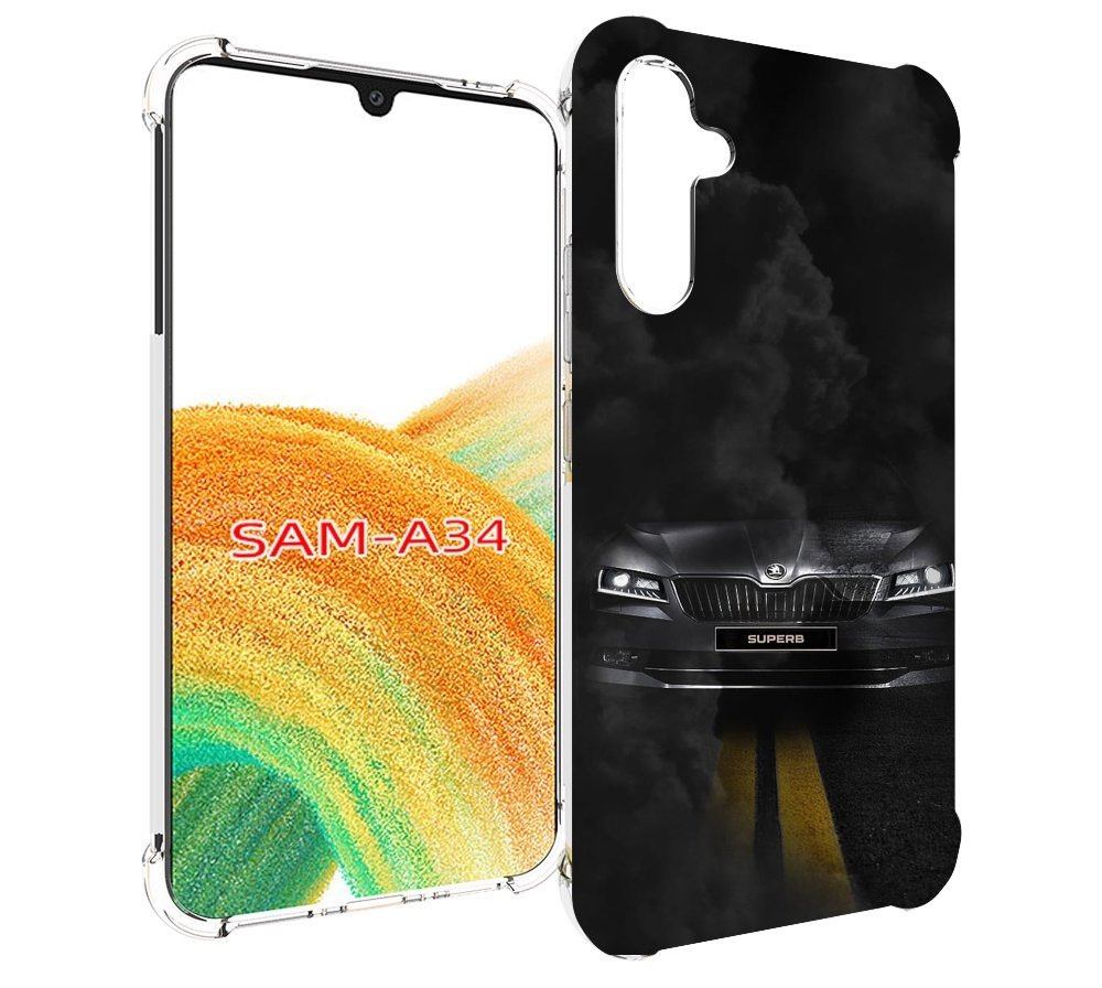 

Чехол MyPads skoda шкода 1 для Samsung Galaxy A34, Tocco