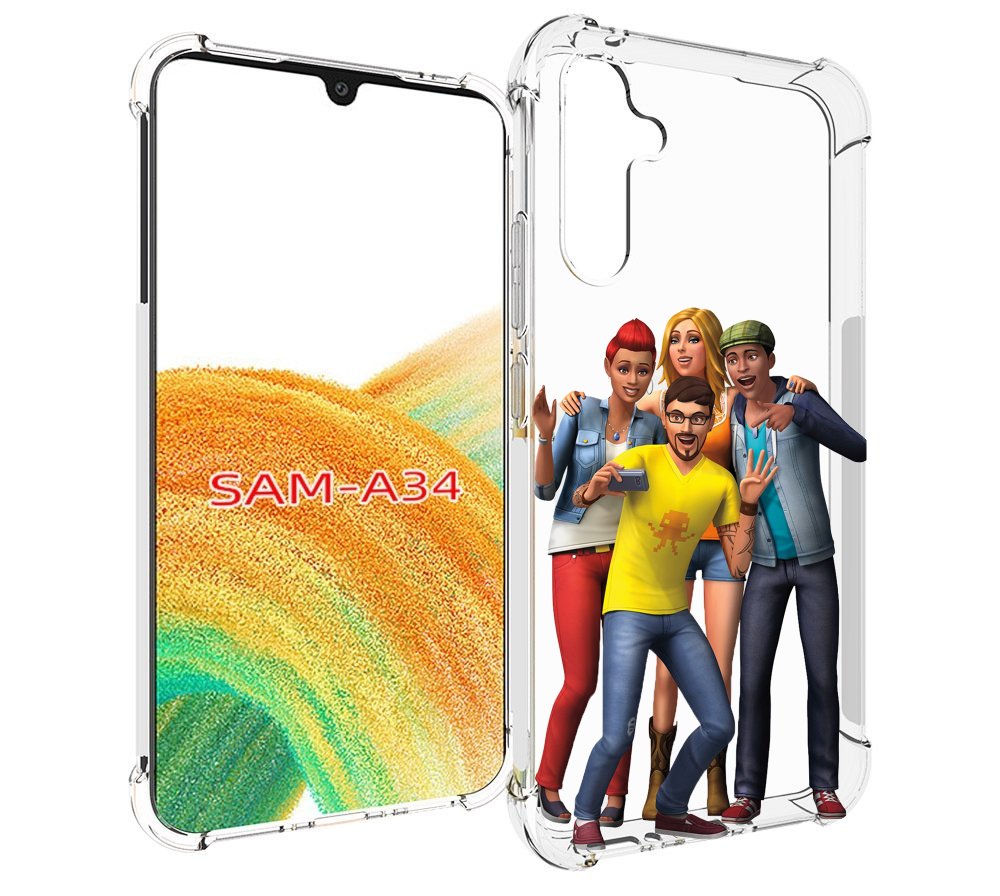 

Чехол MyPads sims для Samsung Galaxy A34, Tocco