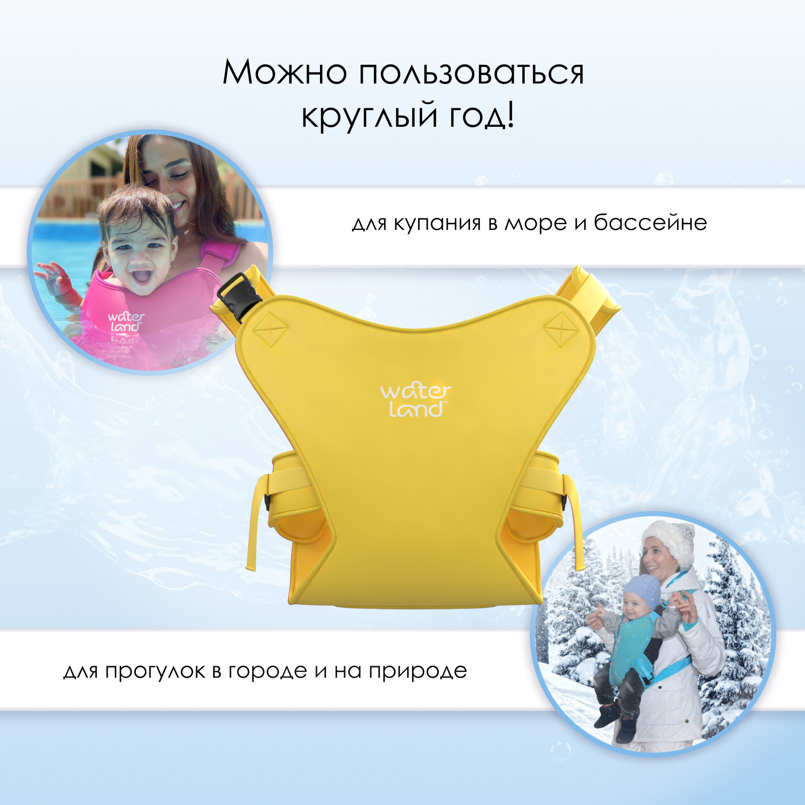 Рюкзак-переноска WaterLand Sunrise Yellow