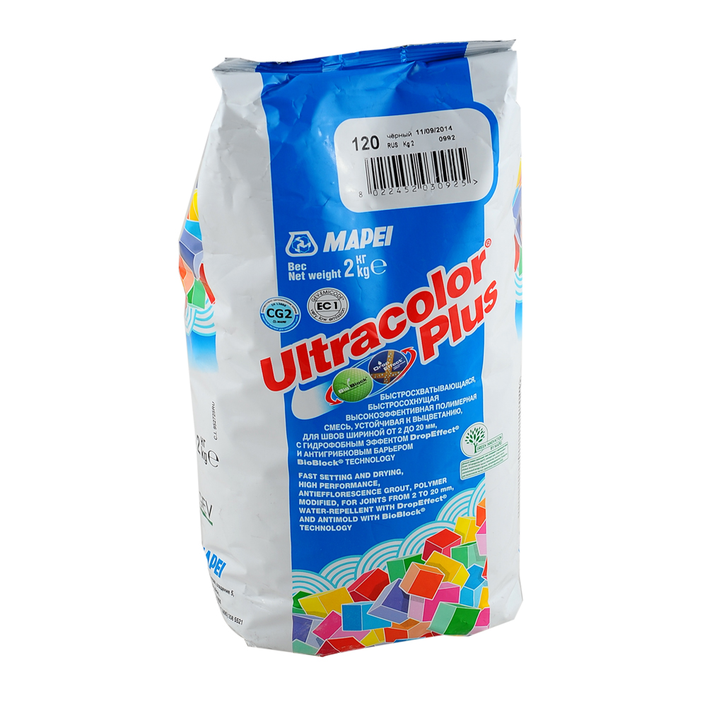 ULTRACOLOR PLUS №172 затирка для швов с водоотталкивающим и антигрибковым эффектом 100035353693 синий