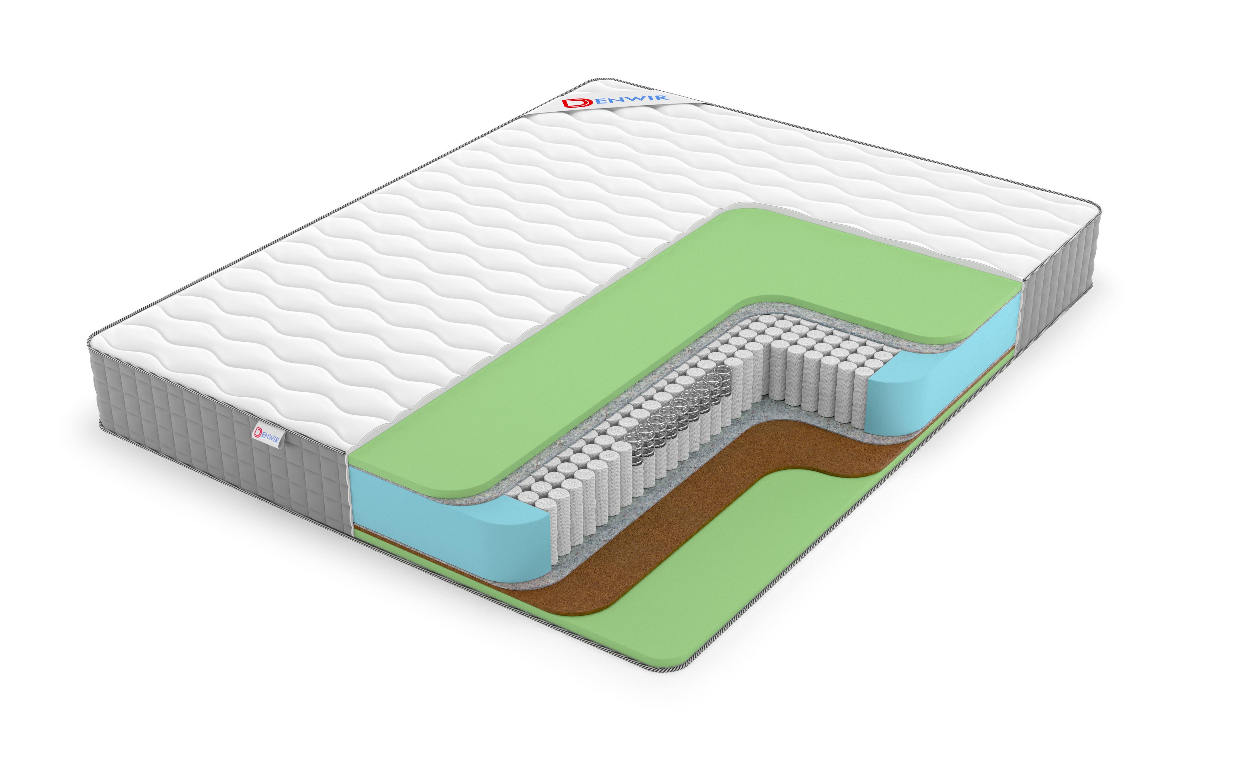 

Матрас пружинный DENWIR BEST BALANCE FOAM S1000/chstmat_BBFS1000_155x180, Белый, BEST BALANCE FOAM S1000