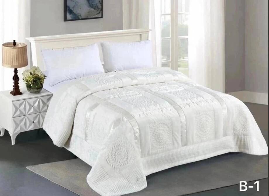 Покрывало пушистое из микрофибры 220х240 евро плед