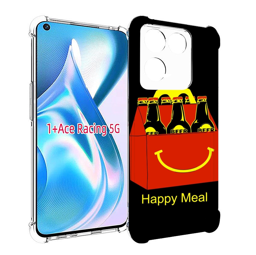 

Чехол MyPads Happy Meal для OnePlus Ace Racing, Прозрачный, Tocco