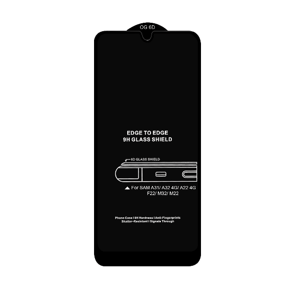 Защитное стекло Samsung A22 6D