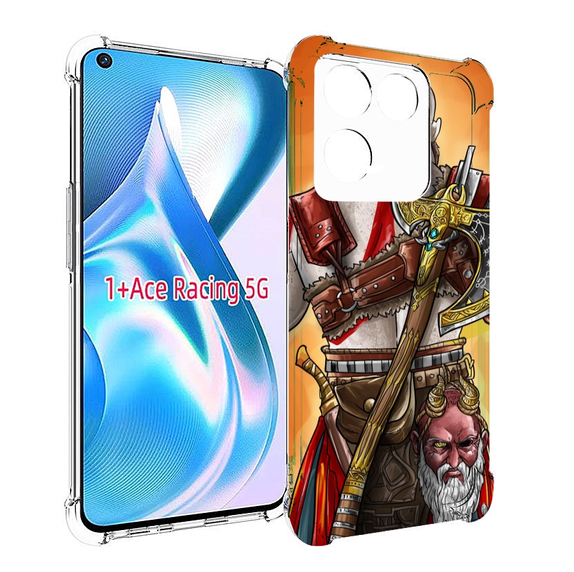

Чехол MyPads God of War для OnePlus Ace Racing, Прозрачный, Tocco