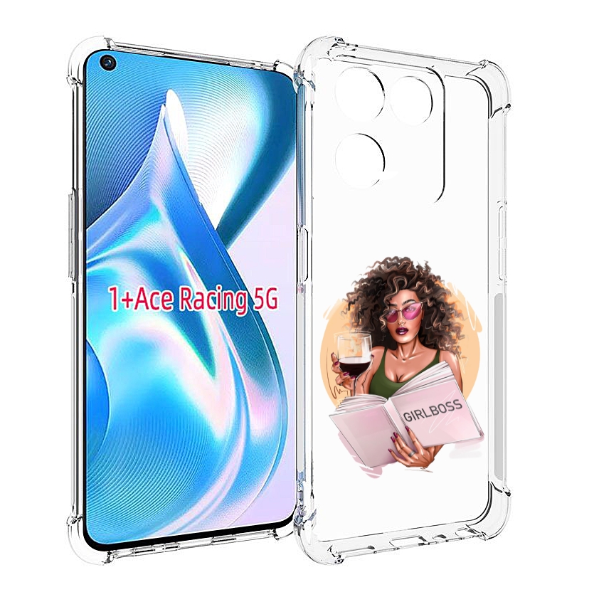 

Чехол MyPads Girlboss with wine_ Etsy женский для OnePlus 9S; Y5P, Прозрачный, Tocco