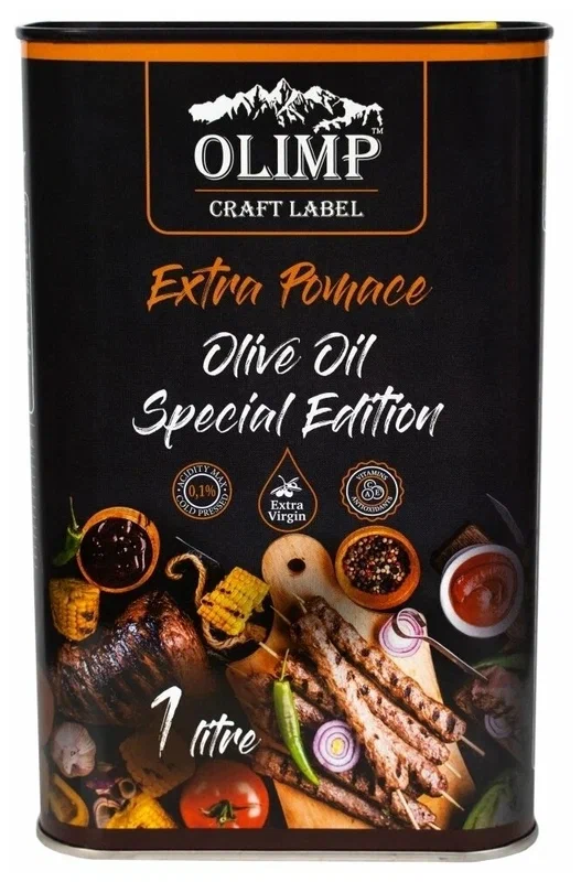 Масло Оливковое Olimp Meat Extra Pomace, 1 л, Греция