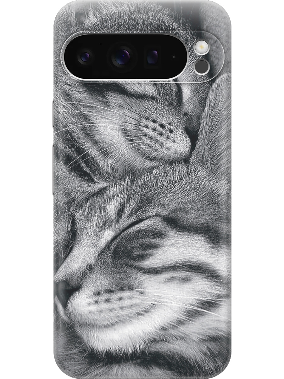 

Силиконовый чехол на Google Pixel 9 pro с принтом "Милующиеся котики", Прозрачный;белый;серый;черный, 784810311