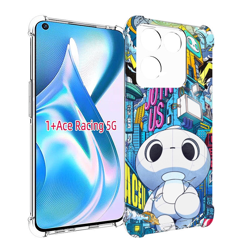 

Чехол MyPads FaceU для OnePlus Ace Racing, Прозрачный, Tocco