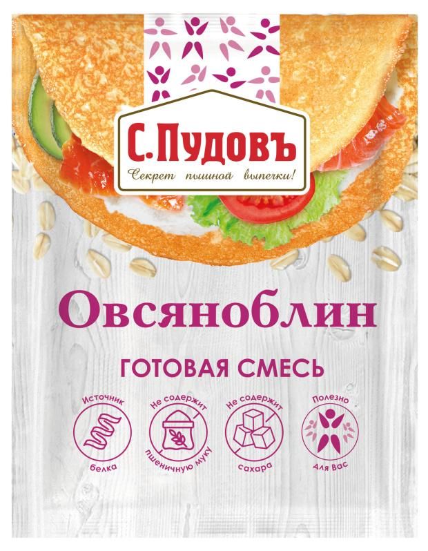 

Смесь для выпечки С.Пудовъ Овсяноблин 500 г