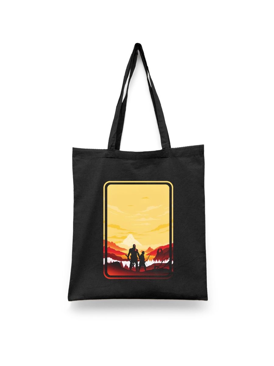 

Шоппер унисекс Каждому Своё God of War/Кратос/Бог войны GMGW15, черный, God of War/Кратос/Бог войны GMGW15