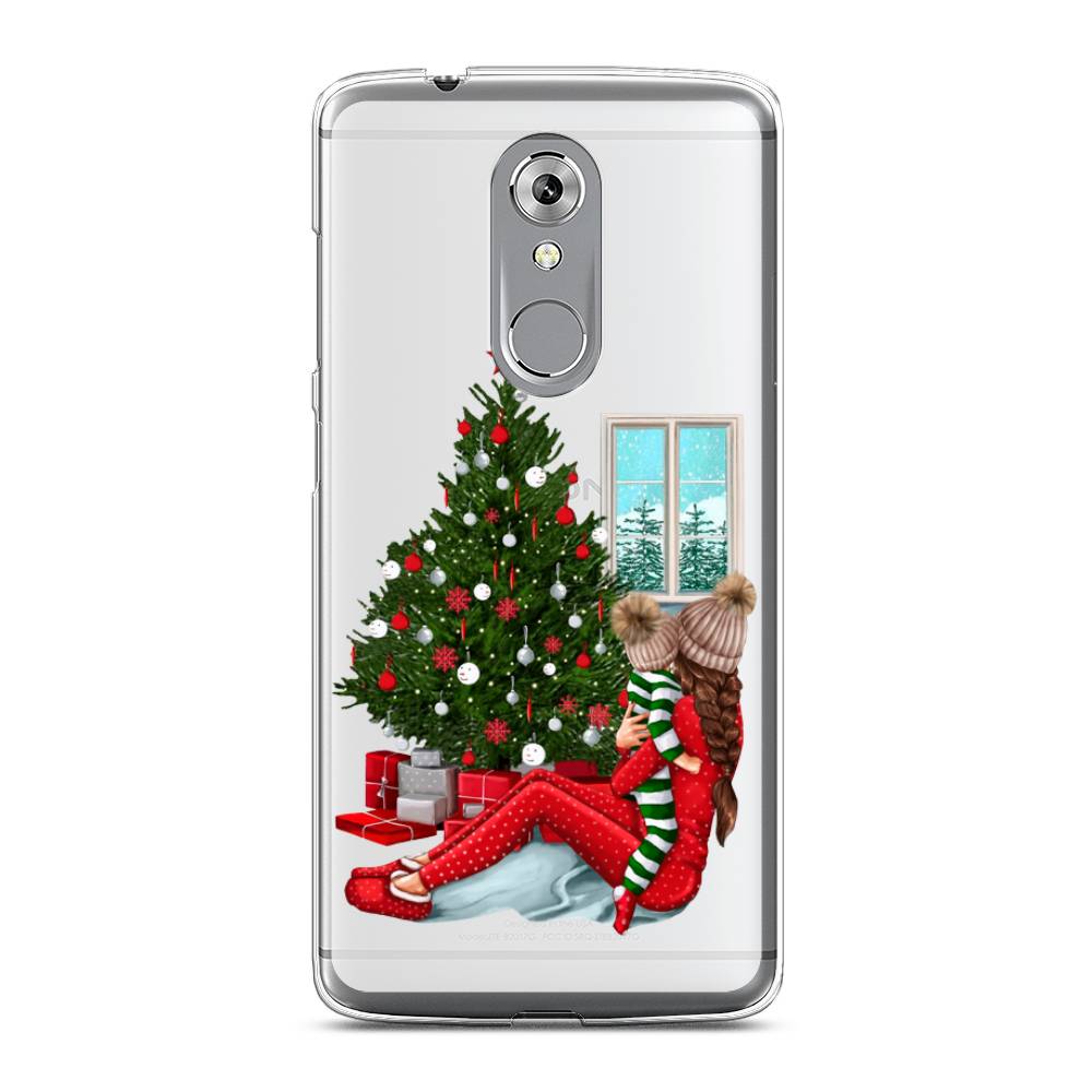 

Чехол на ZTE Axon 7 "Новый год с мамой", Красный;зеленый;голубой, 131450-6