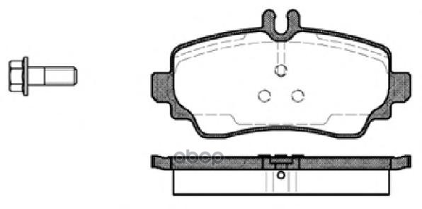 

Колодки Дисковые П. Мв W168 1.4-2.1 97> REMSA 650 00 =Fо668581=661 000В-Sх=Fdв1357=571944В